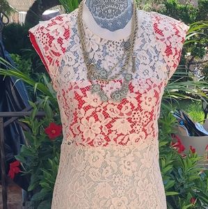 European Designer Joseph Lace Dress